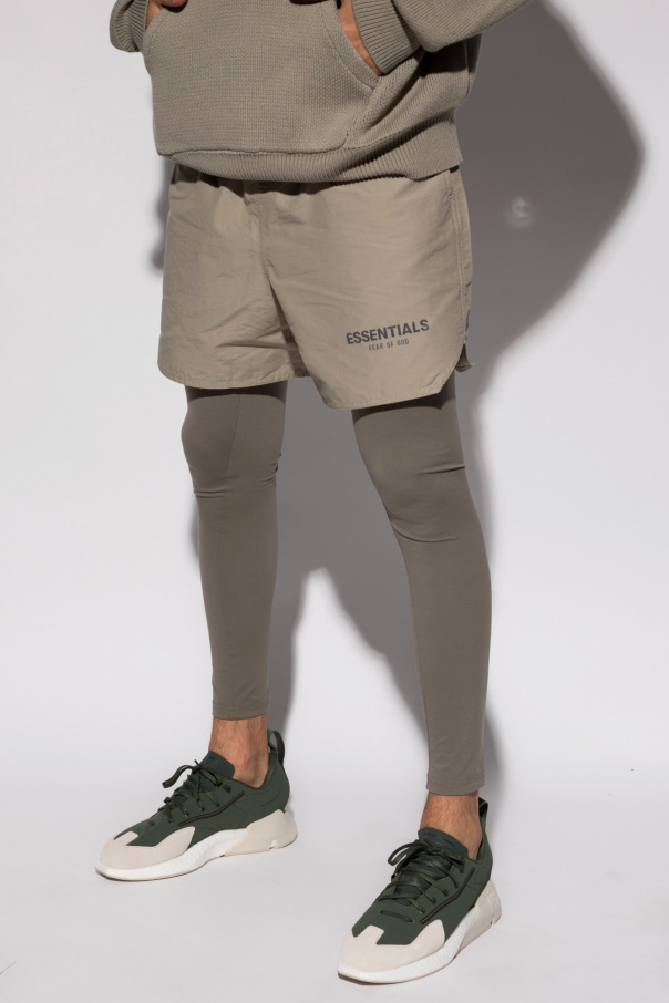 Leggings with reflective logo Fear Of God Essentials